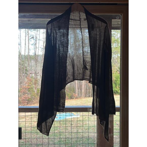 Anthropologie MOTH women's open front cardigan sweater. Sheer. Drapey. XS - Picture 5 of 7